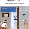 Bcom 4 kabelgebundenes 7-Zoll-Touchscreen-IP sichtbares Inter-Telefon, unterstützt Tuya App Cate 5/6 Intercom-System intelligentes Sicherheitssystem